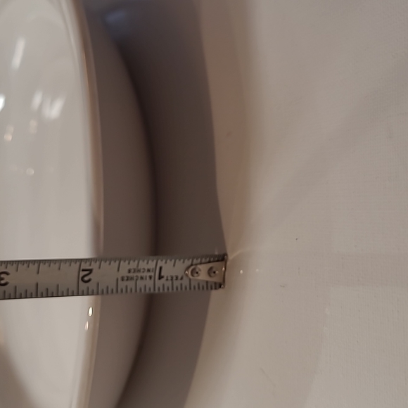 Corningware French white flora leaf serving bowl L-23,30cm - Picture 4 of 5